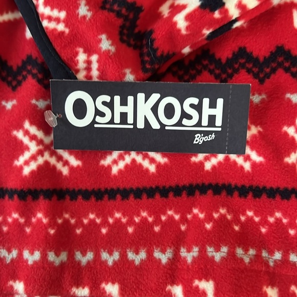 Oshkosh B’gosh Red Fleece Pullover -18M - Picture 5 of 7